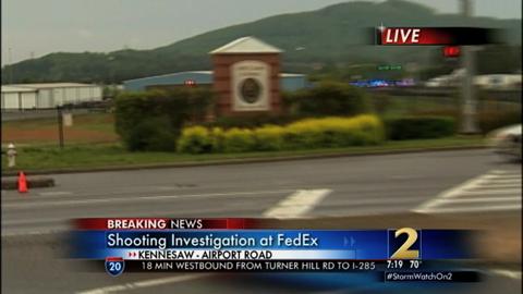 Police activity at FedEx facility