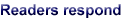 Readers Respond
