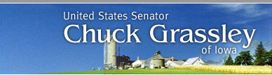 United States Senator Chuck Grassley of Iowa
