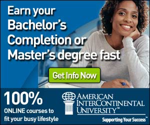 Earn your Bachelor's Completion or Master's degree online